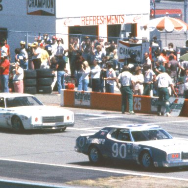 #90 Richard Brooks #8 Ferrel Harris 1978 Champion Spark Plug 400