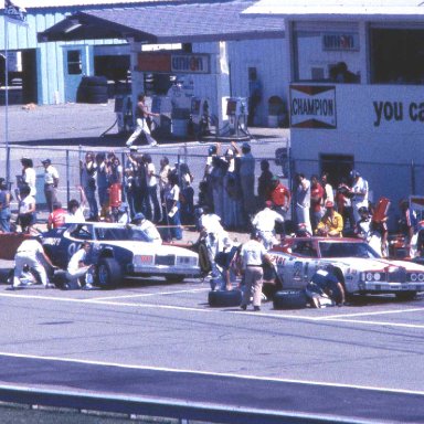 #21 David Pearson #90 Richard Brooks 1978 Champion Spark Plug 400