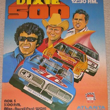 Poster- 1977 Dixie 500