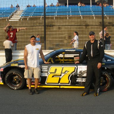 Ron & Larry with car  @ CMP