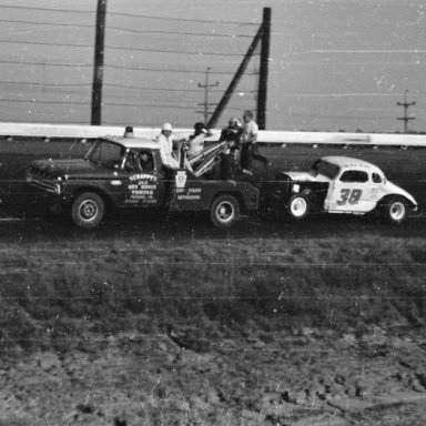 Towing one to the pits