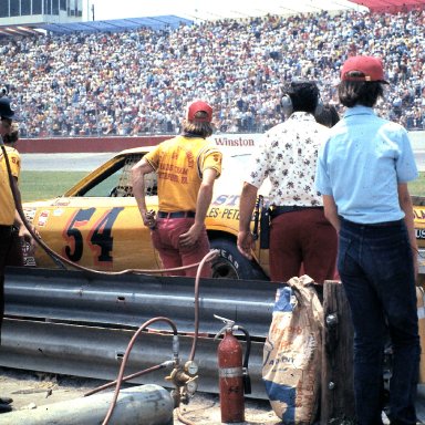 Pit Action at Charlotte Motor Speedway