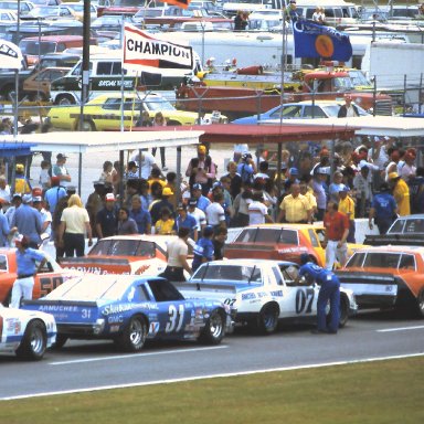 ARCA #80 David Rodgers #07 Bill Scott #31 Billie Harvey #21 Red Evans 1984 Daytona