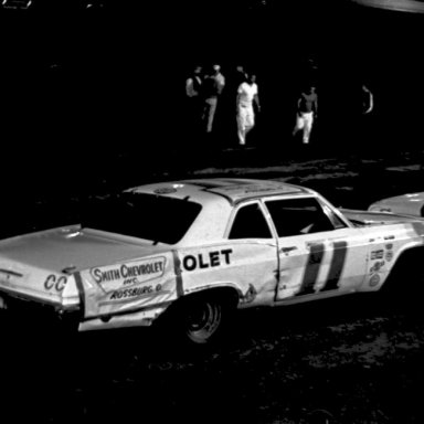 Dick Dunlevy, Sr. at an ARCA race - Eldora, 1965