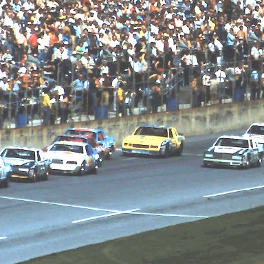 #44 Terry Labonte #55 Benny Parsons #90 Richard Brooks 1984 UNO 125 @ Daytona