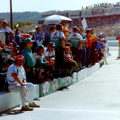 Pit road at North Wilksboro