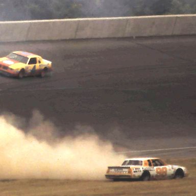 #71 Dave Marcis #4 Mark Martin #98 Joe Ruttman #64 Tom Gale 1983 Gabriel 400 @ Michigan