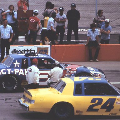 #5 Robin McCall #24 Cecil Gordon 1982 Gabriel 400 @ Michigan