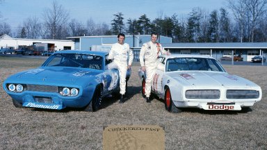 Richard Petty and Buddy Baker