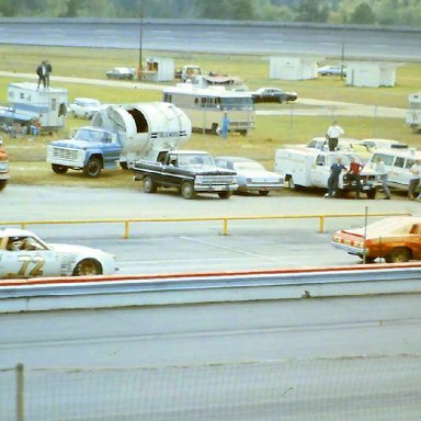 #14 Coo Coo Marlin #72 Benny Parsons 1975 Rebel 500 @ Darlington