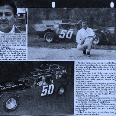 A Little of Billy Scott's Racing Events1970S'