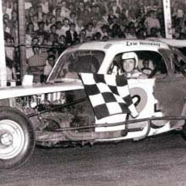Lew Hennessey & Ira Bromley at Islip Speedway ...