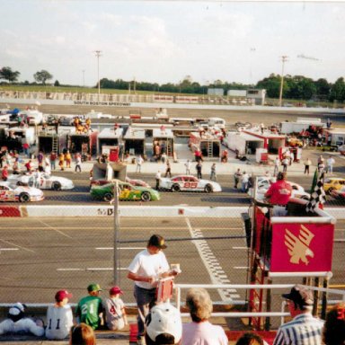 Rodney Sawyers-85-Roy Hendrick-11-SouthBoston Speedway in Va.