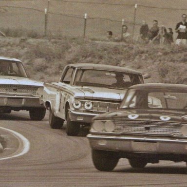 1963 Goldenstate 400 Dave MacDonald finishes 2nd behind Dieringer