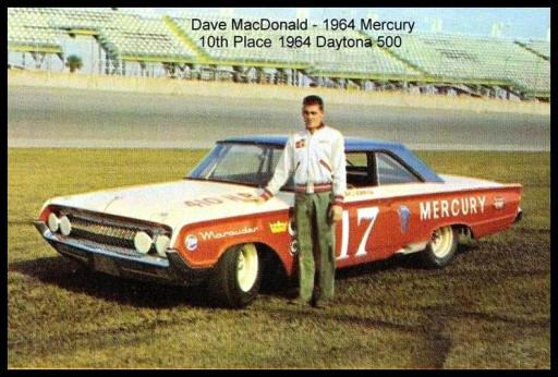 1964 Daytona 500 Dave MacDonald - Gallery - Rsm | racersreunion.com