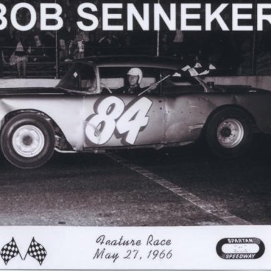 #84 Bob Senneker @ Spartan (MI) Speedway 1966