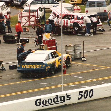 Dale Earnhardt-3-Darrell Waltrip-11-Martinsville Va.-Mr. Walczah Collection.