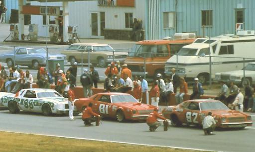 #92 Skip Manning #81 Terry Ryan #88 Darrell Waltrip 1976 Cam 2 Motor ...
