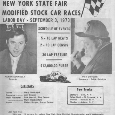 1973 NYS Fair Labor Day Race