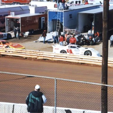 #E1 Balzano & #24 Eckert @ Hagerstown (MD) Speedway Feb 23rd 1997