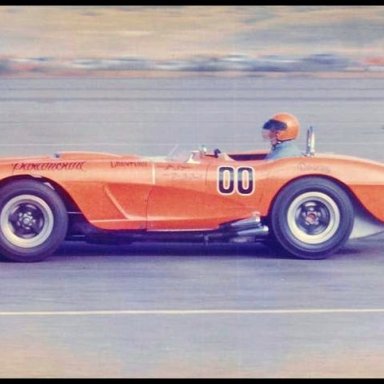 1963 Riverside GP - Dave MacDonald in one of a kind Corvette