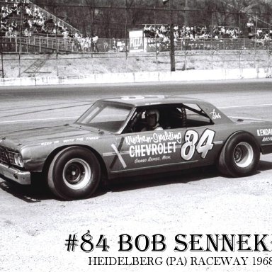 #84 Bob Senneker @ Heidelberg (PA) Raceway 1968