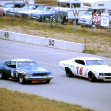 USAC #78 Ken Reiter #8       1972 Twin 200's @ Michigan