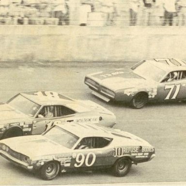 Bobby Issac #71 -Joe Frasson #18- Bill Dennis #90