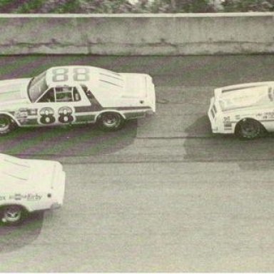 Donnie Allison #88 -Cale Yarborough #11 -Grant Adcox #41