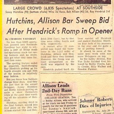 Ray Hendrick-Roy Hendrick Collection-Given to Andy Towler Thanks Roy-To Be put on no other Sites....