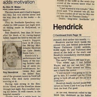 Ray Hendrick-Roy Hendrick Collection-Given to Andy Towler Thanks Roy-To Be put on no other Sites....