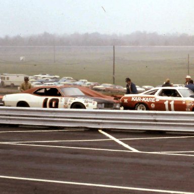 #11 Cale Yarborough #10 Bill Champion #72 Benny Parsons 1973 Atlanta 500