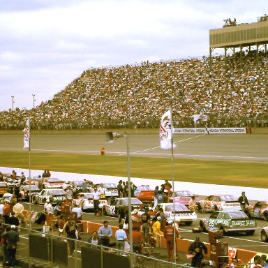 #29 Cale Yarborough #67 Buddy Arrington #26 Ricky Rudd #10 Ken Bouchard #1 Dale Jarrett 1988 Miller High Life 400 @ Michigan