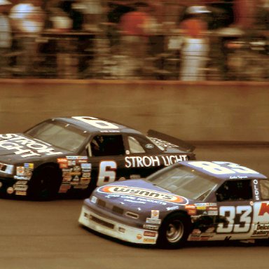 #6 Mark Martin #83 Lake Speed 1988 Miller High Life 400 @ Michigan