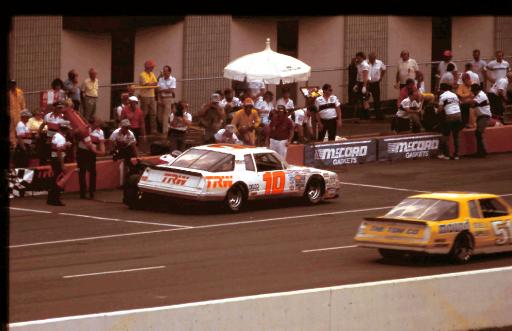 #51 David Simko #10 Greg Sacks 1986 Champion Spark Plug 400 @ Michigan ...