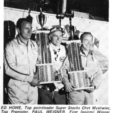 Berlin (MI) Raceway 1970 Points Champions