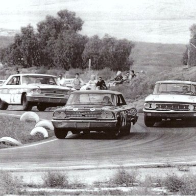 1963 Riverside turn