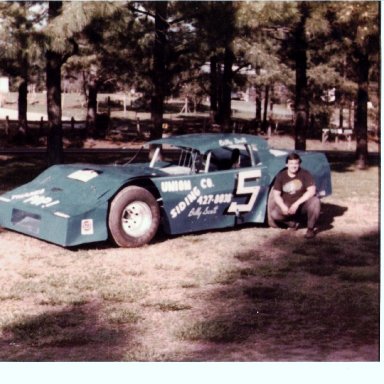 Billy Wayne Scott Poses For Picture Of New Car 1980S'