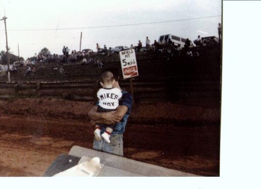 Mike Scott With Son David Checking Out Cherokee Speedway 1980s' 001 ...