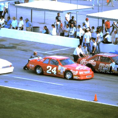 #23 Donnie Allison #24 Joe Thurman #99 Tommy Ellis #22 Rick Mast 1989 Speed Weeks @ Daytona