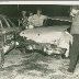 Butch Zervakis checking out the damage as Sonny Hutchins looks on