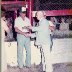 Zervakis receiving award from J.M.Wilkerson at Southside Speedway