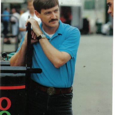 Davey Allison @ Michigan 1991  hangin` out