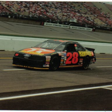 Davey Allison @ Michigan  1991  pit road