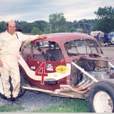 Lou Lazzaro Poses with Coupe