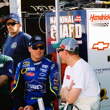 Jimmie Johnson & Dale Earnhardt, Jr.