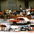 #98 Ron Bouchard #48 James Hylton #82 Mark Stahl 1986 Miller American 400 @ Michigan