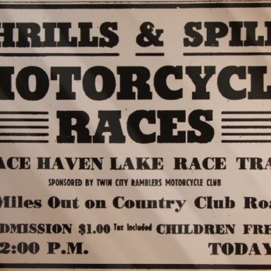 Peace Haven Speedway - 1946