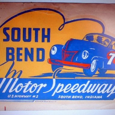 South Bend Motor Speedway Decal