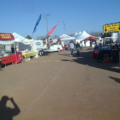 Infield at MGR 2011 reunion   looks like fun to me--cars food,friends and pretty girls